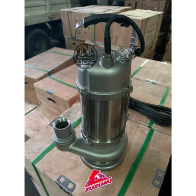 ปั๊มแช่สแตนเลส ZUZUMI ไม่เป็นสนิม QDX10-14-0.75