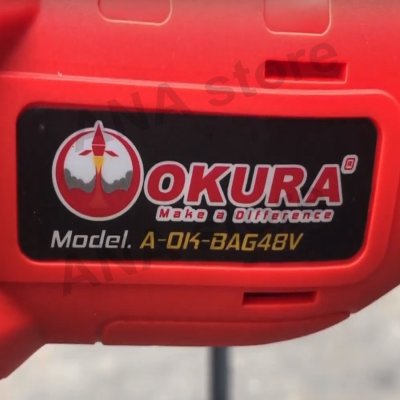 เครื่องเจียรไร้สาย 4" OKURA BAG48V