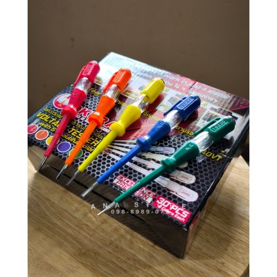 ไขควงลองไฟ ไขควงวัดไฟ OKURA หลากสี (รุ่น OK-140VT)