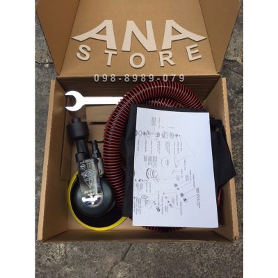 เครื่องขัดลม OKURA 6" C-OK-6S-3M เครื่องขัดกระดาษทรายกลม 6นิ้ว Air Sander