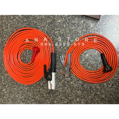 OKURA สายเชื่อม 10เมตร 12sq.mm. ครบชุดพร้อมใช้งาน + สายดิน5เมตร