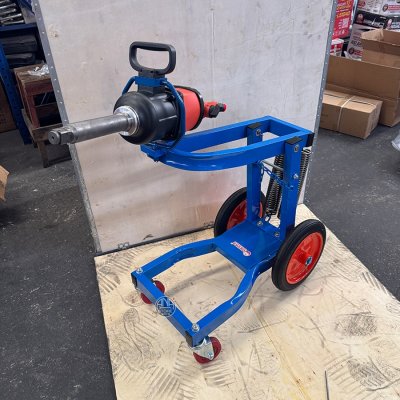 รถเข็นบล็อกลม 1นิ้ว รถใส่บล็อกลม 360องศา