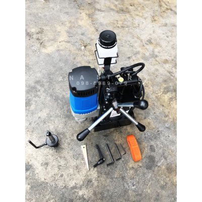 สว่านขาแม่เหล็ก OK-28E ปรับรอบได้ 28มม. OKURA