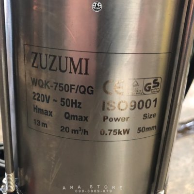 ZUZUMI ปั๊มแช่ดูดโคลน ใบพัดตัดขยะ 2