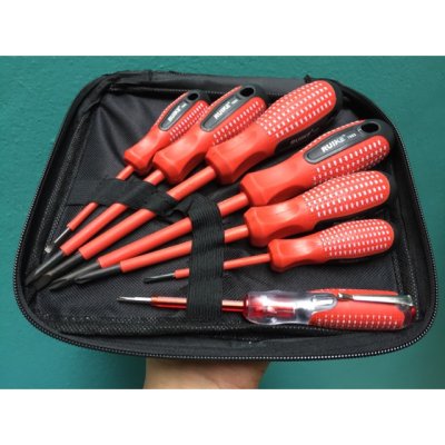 ไขควง RUIKE 7ตัวชุด ไขควง ไขควงวัดไฟ