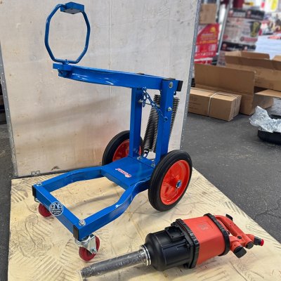 รถเข็นบล็อกลม 1นิ้ว รถใส่บล็อกลม 360องศา