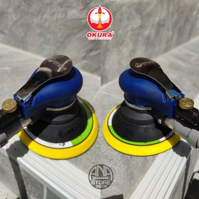 เครื่องขัดลม OKURA 6" C-OK-60SB เครื่องขัดกระดาษทรายกลม 6นิ้ว Air Sander blue body