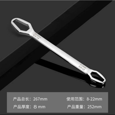 บล็อคขันน๊อต 15in1 ปากตาย ประแจอเนกประสงค์ 8-22mm. ครอบจักรวาล ประแจขันน๊อต หกเหลี่ยม