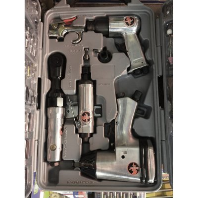 ชุดบล็อกลม 4 หุน เจียรลม สกัดลม ด้ามฟรีลม 71ชิ้น