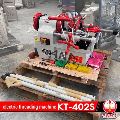 เครื่องต๊าปเกลียวไฟฟ้า AUTO รุ่น KT-402S OKURA 2