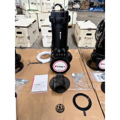 FANCY ปั๊มแช่ดูดโคลน 4นิ้ว ใบพัด ‘ตัด’ SUBMERSIBLE VORTEX PUMP 100WQV