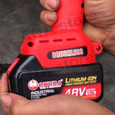 เครื่องเจียรไร้สาย 4" OKURA BAG48V