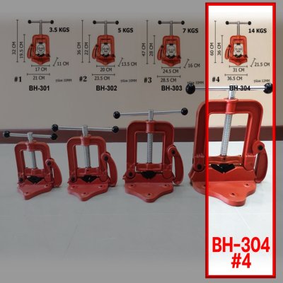 ปากกาจับแป๊บ OKURA แบบตั้งโต๊ะ ขนาด 10-165มม เบอร์ 1,2,3,4