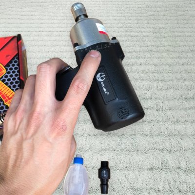 OKURA ไขควงลมทรงปืน (Air Impact Screwdriver/Wrench - Pistol Grip)