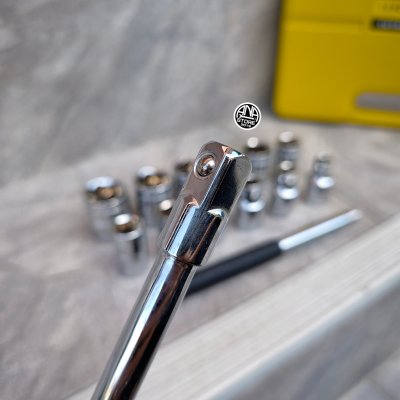 ใหม่! บล็อกตัวทีแบบด้ามฟรี 15ตัวชุด 8-24มม. ด้ามฟรีตัวที