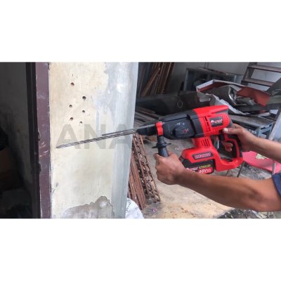 สว่านโรตารี่แบตเตอรี่ 48V OKURA สว่านเจาะปูน เจาะเหล็ก เจาะไม้