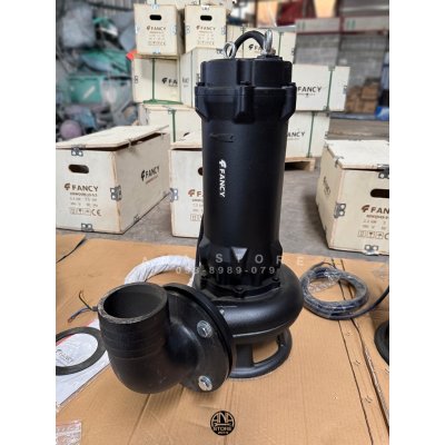 FANCY ปั๊มแช่ดูดโคลน 4นิ้ว ใบพัด ‘ตัด’ SUBMERSIBLE VORTEX PUMP 100WQV