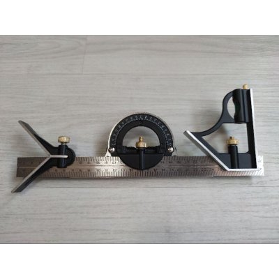 ชุดฉากผสมองศา 12" ไม้บรรทัดฉาก Stainless steel