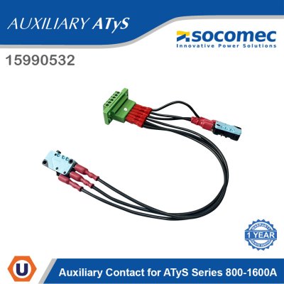 Socomec Auxiliary Contact for ATyS Series 800-1600A | 15990532