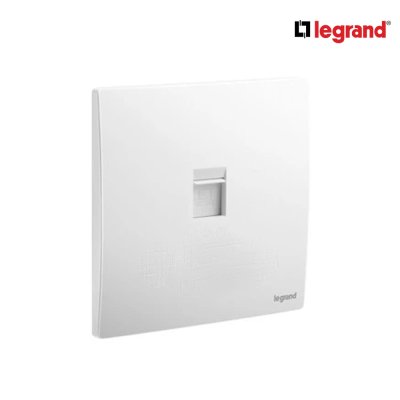 Legrand เต้ารับคอมพิวเตอร์ Lan Cat6 RJ45 UTP Socket สีขาว รุ่นมาเรียเซนต์ | Mallia Senses | 281162MW