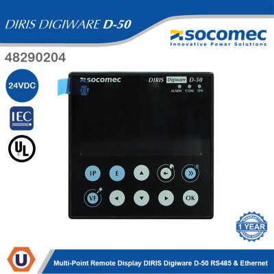 Socomec Multi-Point Remote Display DIRIS Digiware D-50 | 48290204