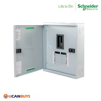 Schneider Electric ตู้โหลดเซ็นเตอร์สแควร์ดี แบบเมนเบรกเกอร์  รุ่น 12 ช่อง 3 เฟส 4 สาย | QO3-250EZ12G/SN
