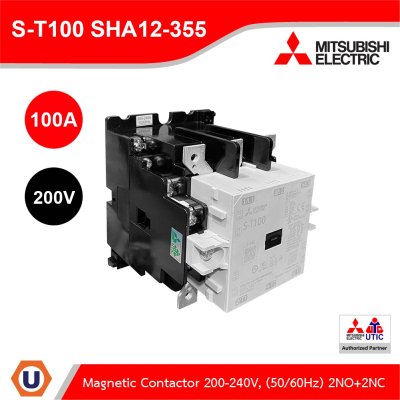 Mitsubishi Magnetic Contactors and Magnetic Motor Starters รุ่น S-T100 200V