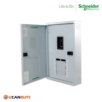 Schneider Electric ตู้โหลดเซ็นเตอร์สแควร์ดี แบบเมนเบรกเกอร์ รุ่น 18 ช่อง 3 เฟส 4 สาย | QO3-250EZ18G/SN