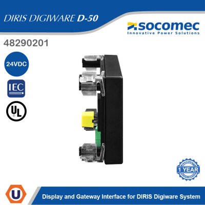 Socomec Display and Gateway Interface for DIRIS Digiware System | 48290201