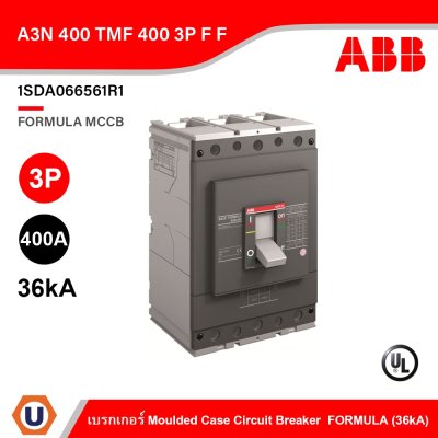 ABB A3N 400 TMF 400 3P F F Moulded Case Circuit Breaker FORMULA 1SDA066561R1