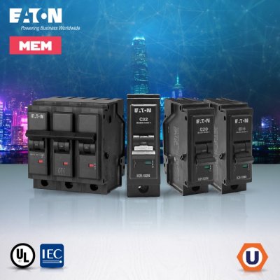 EATON เซอร์กิตเบรกเกอร์ MEM series MCB plug-in type 3P 63A 6kA รหัส HQPi-3063R6