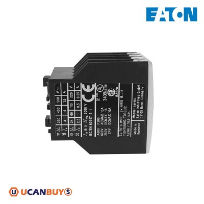 EATON อุปกรณ์เสริมคอนแทค 2P, Ith 16A, 1 N/O,1 N/C, Front Fixing Screw Terminals, DILM7 - DILM38 | DILM32-XHI11