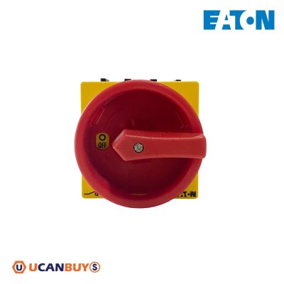 Eaton สวิตช์ตัดวงจรไฟ แบบบิดเปิด-ปิด มาพร้อมกล่อง  3P 32A, IP65 (ชนิดปุ่มหยุดฉุกเฉิน) l P1-32/EA/SVB