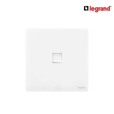 Legrand ช่องเสียบสายสัญญาณ 1 ช่อง สีขาว รุ่นมาเรียเซนต์ | Mallia Senses | 281194MW