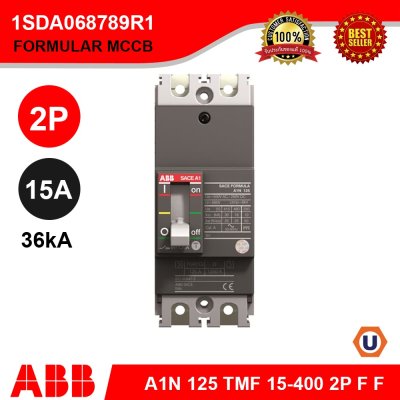 ABB A1N 125 TMF 15-400 2p F F Moulded Case Circuit Breaker FORMULA (36kA) 1SDA068789R1