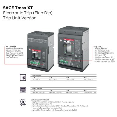 ABB | XT1N 160 TMD 25-450 3P F F Moulded Case Circuit Breaker Tmax (36kA) | 1SDA080829R1