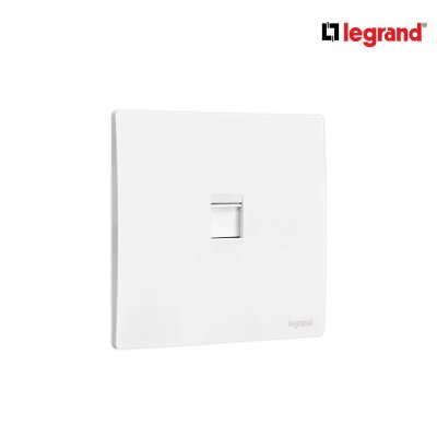 Legrand ช่องเสียบสายสัญญาณ 1 ช่อง สีขาว รุ่นมาเรียเซนต์ | Mallia Senses | 281194MW