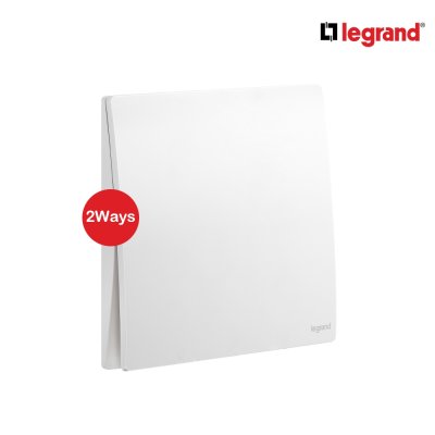 Legrand สวิตช์สองทาง 1ช่อง สีขาว 1G 2Ways Switch 16AX รุ่นมาเรียเซนต์ | Mallia Senses | 281001MW
