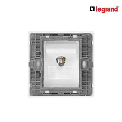 Legrand เต้ารับโทรทัศน์ แบบเสียบ 1 ช่อง สีขาว รุ่นมาเรียเซนต์ | Mallia Senses | 281152