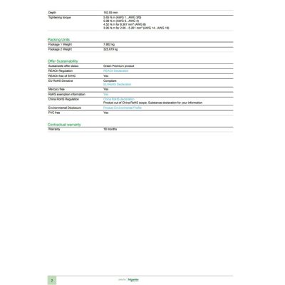 Schneider Electric Safety Switch 100A 3 เฟส 600VAC เซฟตี้สวิตช์ แบบติดตั้งฟิวส์ได้ ใช้ภายนอกอาคาร | H363RB