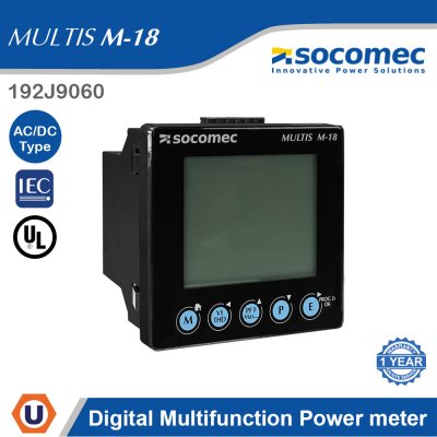 Socomec MULTIS M18 Digital Multifunction Power Meter | 192J9060