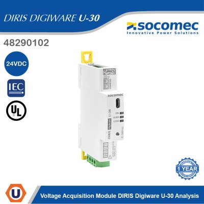 Socomec Voltage Acquisition Module DIRIS Digiware U-30 Analysis | 48290102