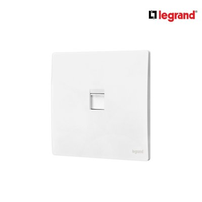 Legrand ช่องเสียบสายสัญญาณ 1 ช่อง สีขาว รุ่นมาเรียเซนต์ | Mallia Senses | 281194MW