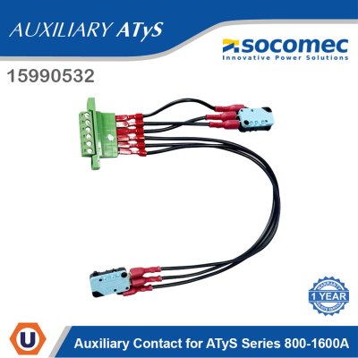 Socomec Auxiliary Contact for ATyS Series 800-1600A | 15990532