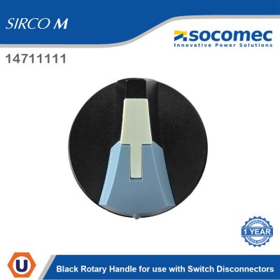 Socomec Black Rotary Handle for use with switch disconnectors | 14711111