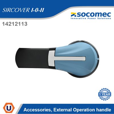 Socomec Accessories External Operation Handle SIRCOVER I-0-II Black IP55 | 14212113