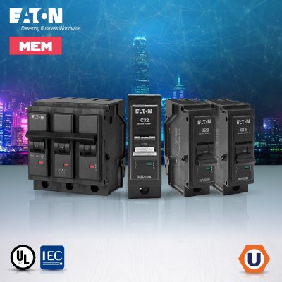 Eaton MEM series เซอร์กิตเบรคเกอร์แบบปลั๊กอิน ขนาดเล็กรุ่น 1 โพล 20 แอมป์ 6kA - HQPI1020R6