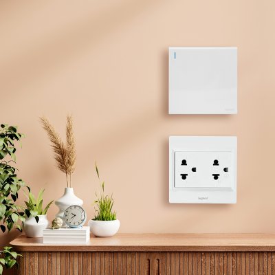 Legrand เต้ารับทีวีแบบตัวเมีย TV Female Socket รุ่น SMR รหัส P50302N สีขาว