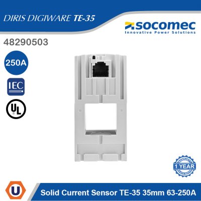 Socomec Solid Current Sensor TE-35 35mm 63-250A | 48290503