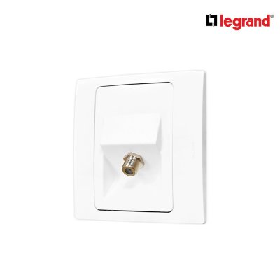 Legrand เต้ารับโทรทัศน์ แบบเสียบ 1 ช่อง สีขาว รุ่นมาเรียเซนต์ | Mallia Senses | 281152
